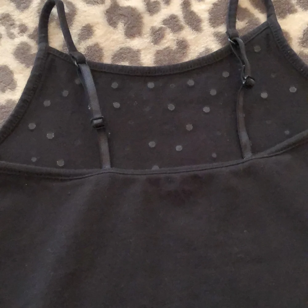 Children’s Place Black Jewel Cami Tank Top Size Small 5 6
